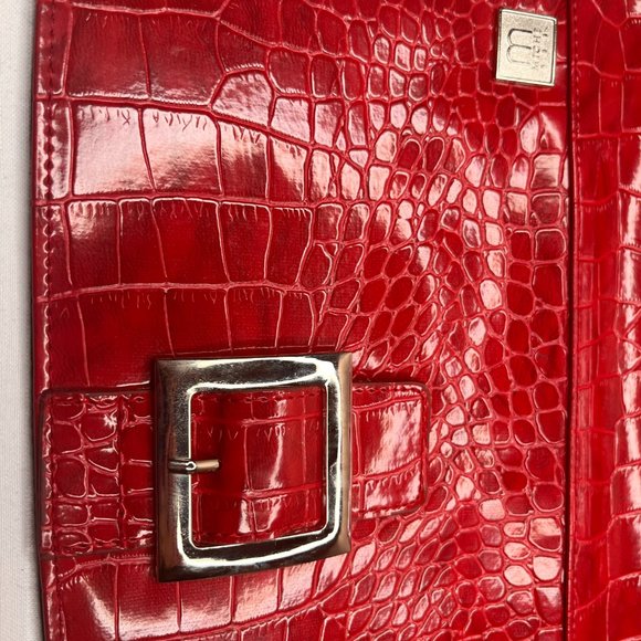 Miche Red Crocodile-Embossed Shell Cover – Classic Collection (Late 2000s) - Picture 7 of 7